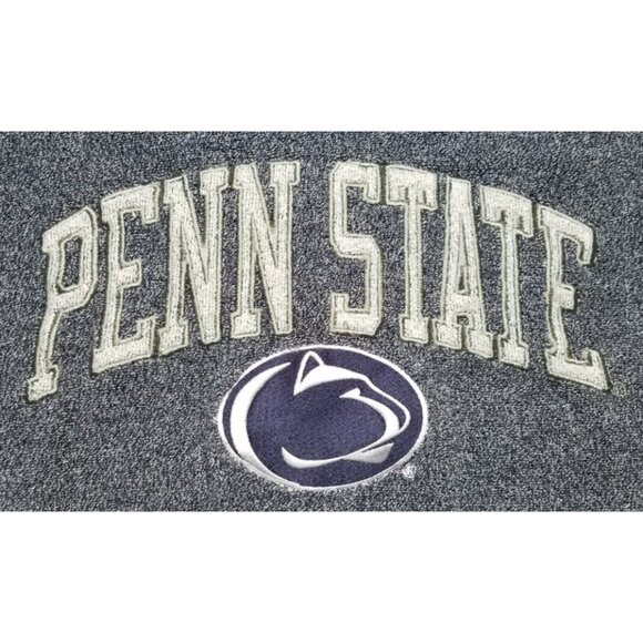 Penn State Pressbox Comfy Terrycloth Long Sleeve Blue/Gray Sweatshirt Women's XL - Picture 4 of 10